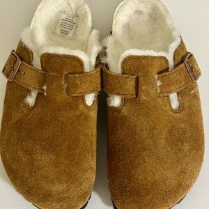Birkenstock Boston, shearling